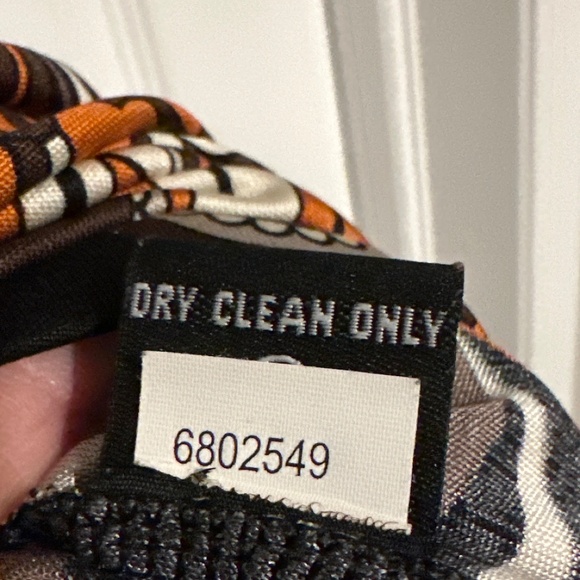 Tibi New York Printed Silk Jersey Faux-Wrap Dress – Size S - Picture 4 of 4